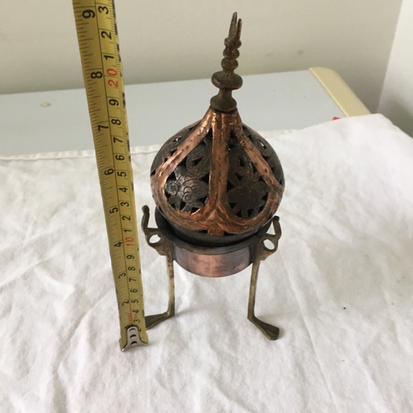Vintage Incence Burner, copper and brass 🌞 - Picture 6 of 8